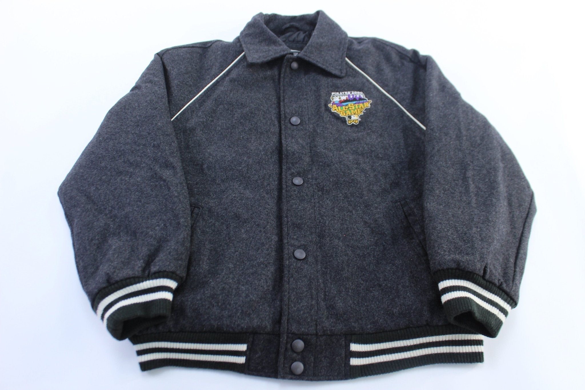 2006 Pittsburgh Pirates All Star Game Embroidered Varsity Jacket - Jacket - Thrifted Threads