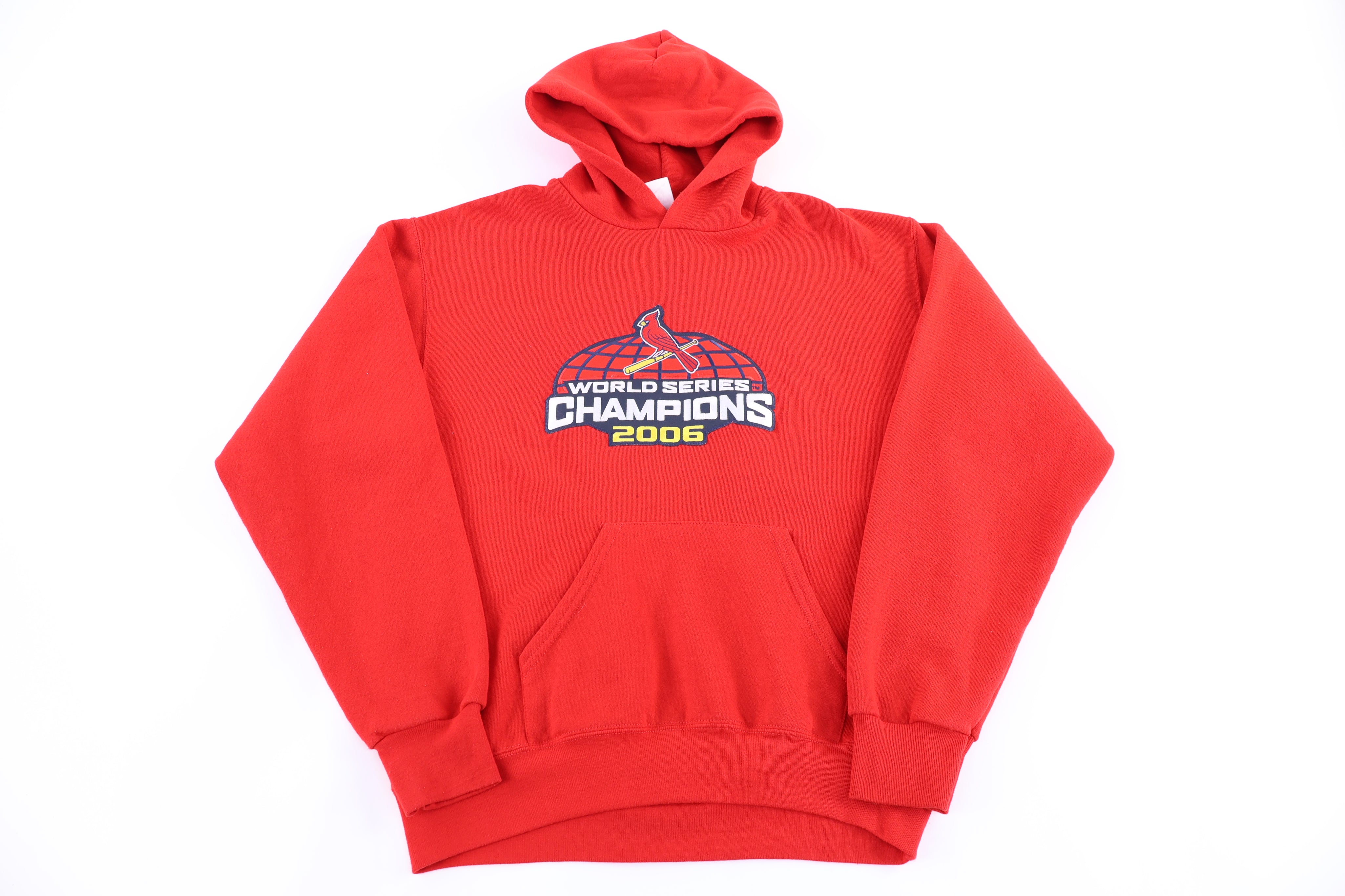 2006 World Series Champs St. Louis Cardinals Baseball Hoodie - Sweatshirt - Thrifted Threads
