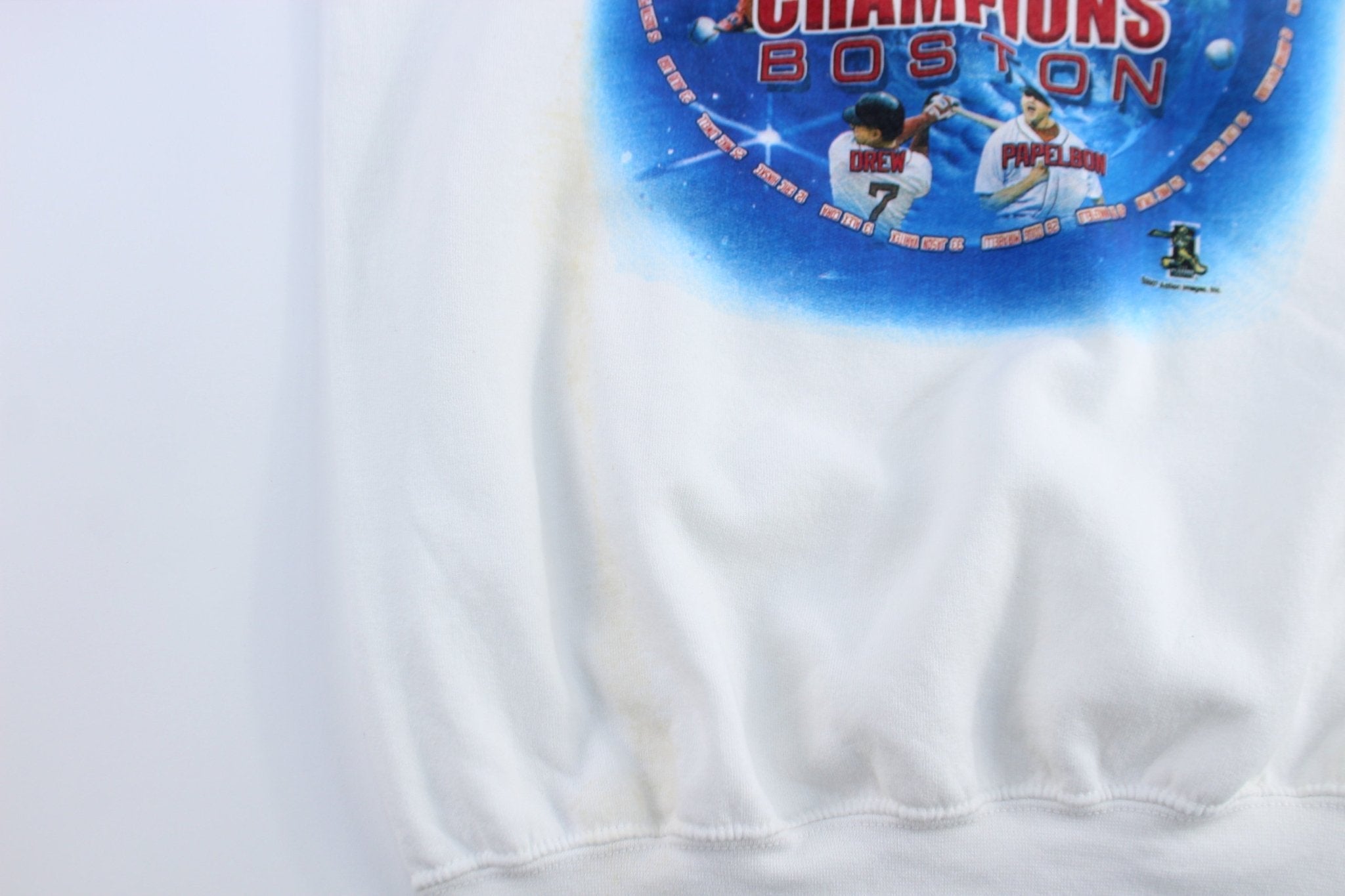 2007 Boston Red Sox World Series Champions Graphic Sweatshirt - Sweatshirts - Thrifted Threads