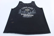 2007 Harley Davidson Motorcycles Chicago, Illinois Tank Top - ThriftedThreads.com