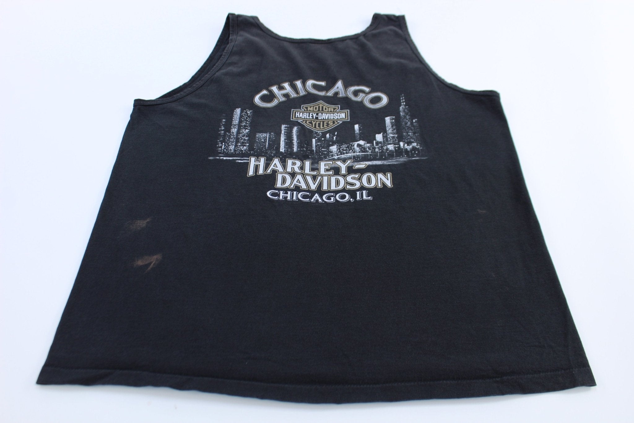 2007 Harley Davidson Motorcycles Chicago, Illinois Tank Top - ThriftedThreads.com