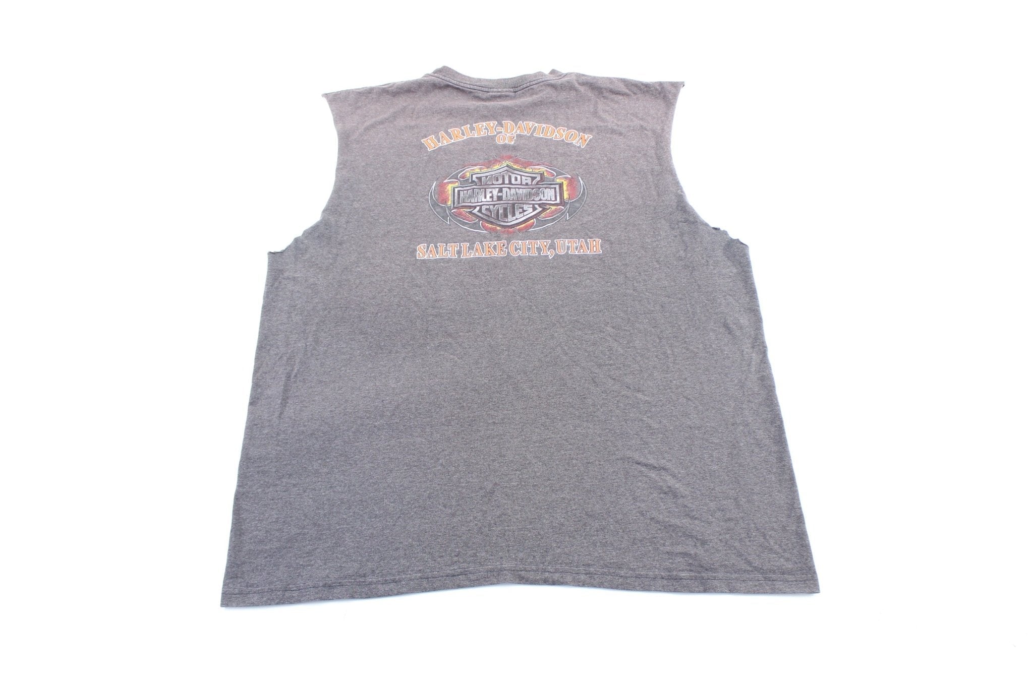 2007 Harley Davidson Motorcycles Salt Lake City, Utah Tank Top - Jerseys/Tanks - Thrifted Threads