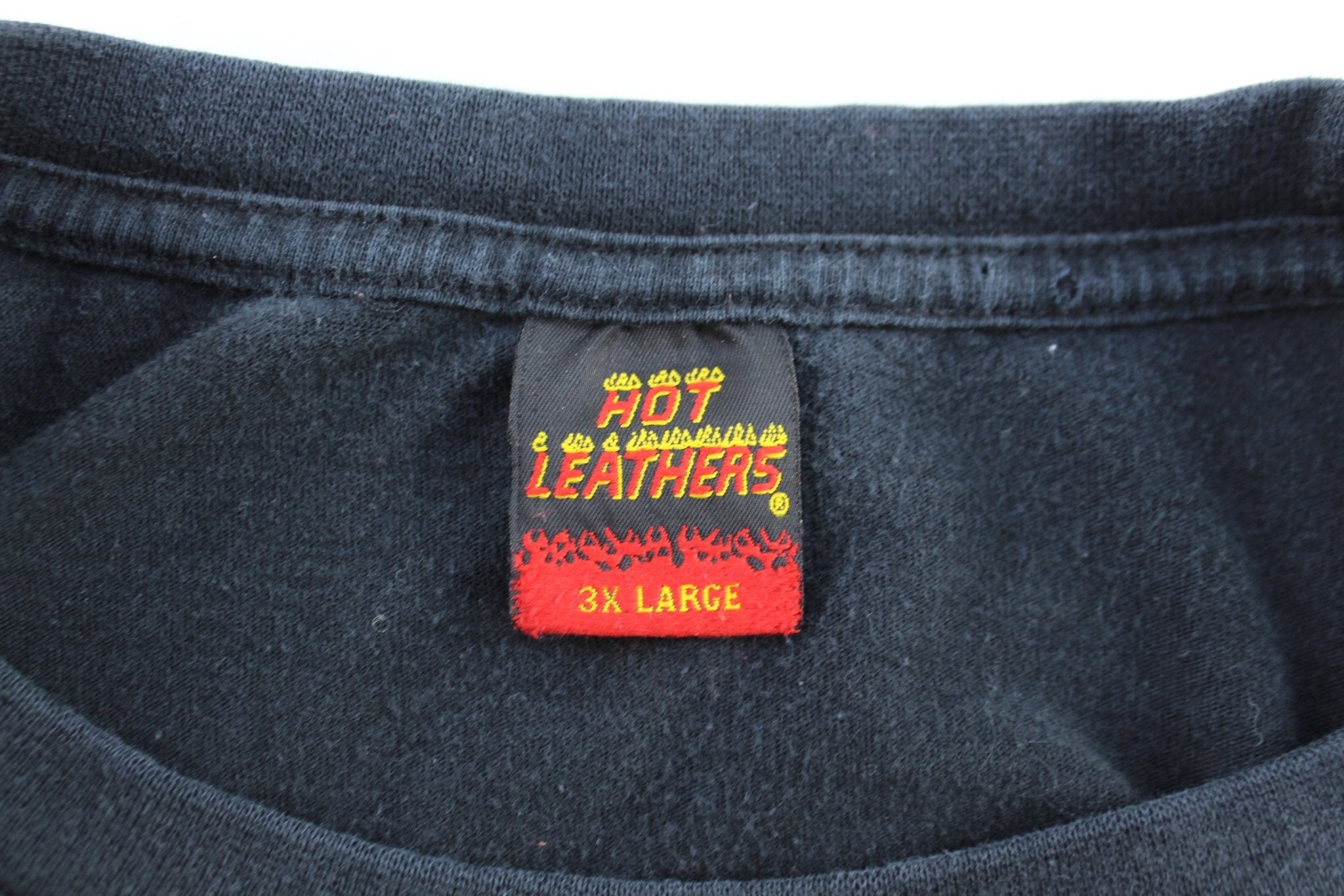 2007 Hot Leathers Hellfighters Motorcycles Shop LS T-Shirt - ThriftedThreads.com