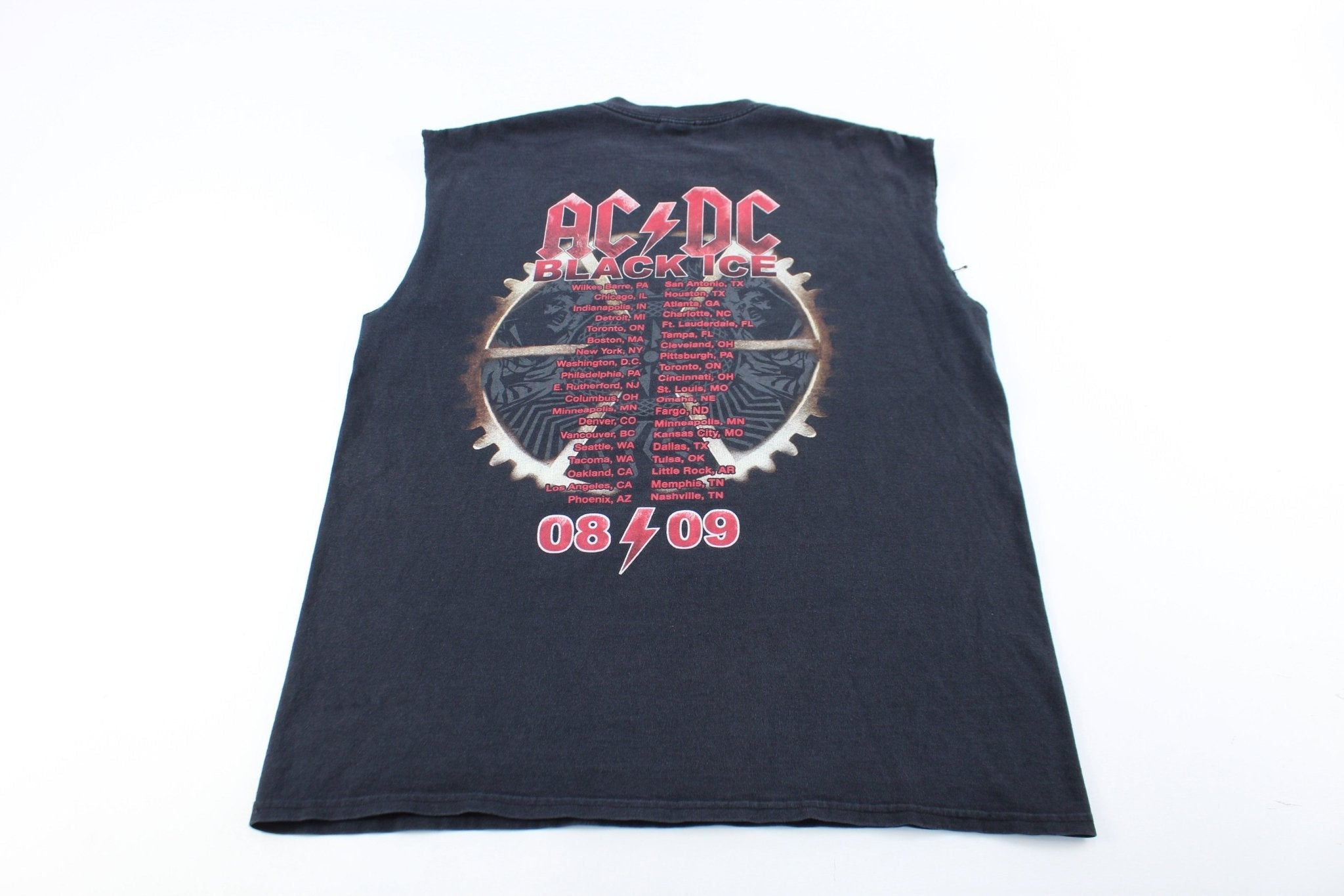 2008 AC/DC Black Ice Tour Tank Top - Jerseys/Tanks - Thrifted Threads