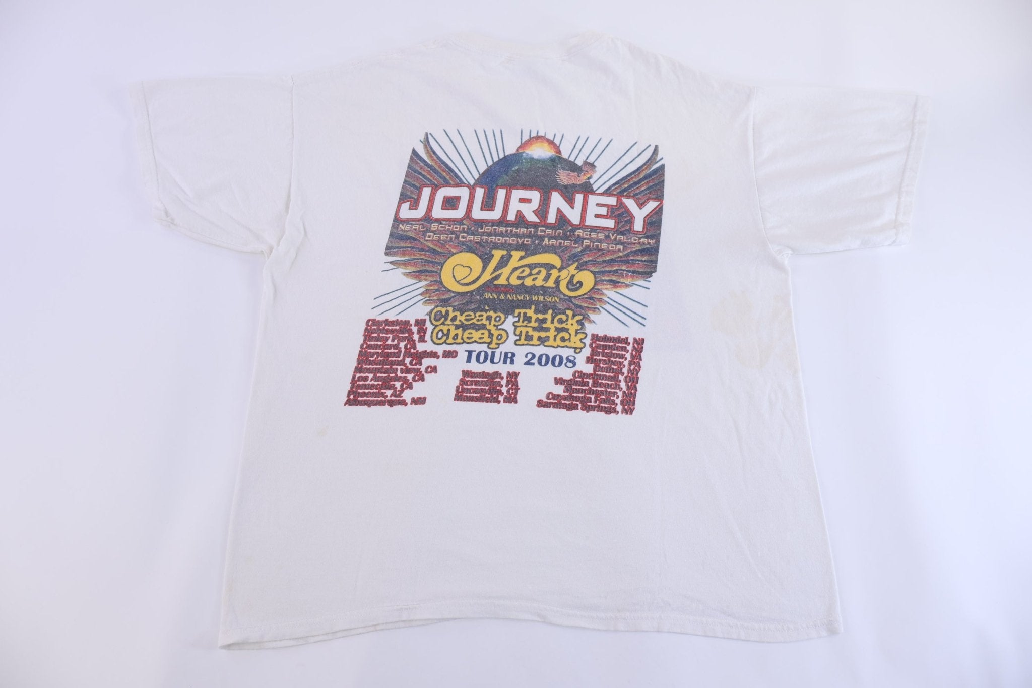 2008 Journey And Other Artists Tour T-shirt - Shirts & Tops - Thrifted Threads