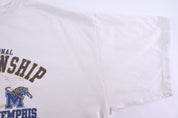 2008 NCAA Kansas Vs Memphis National Championship T-shirt - Shirts & Tops - Thrifted Threads