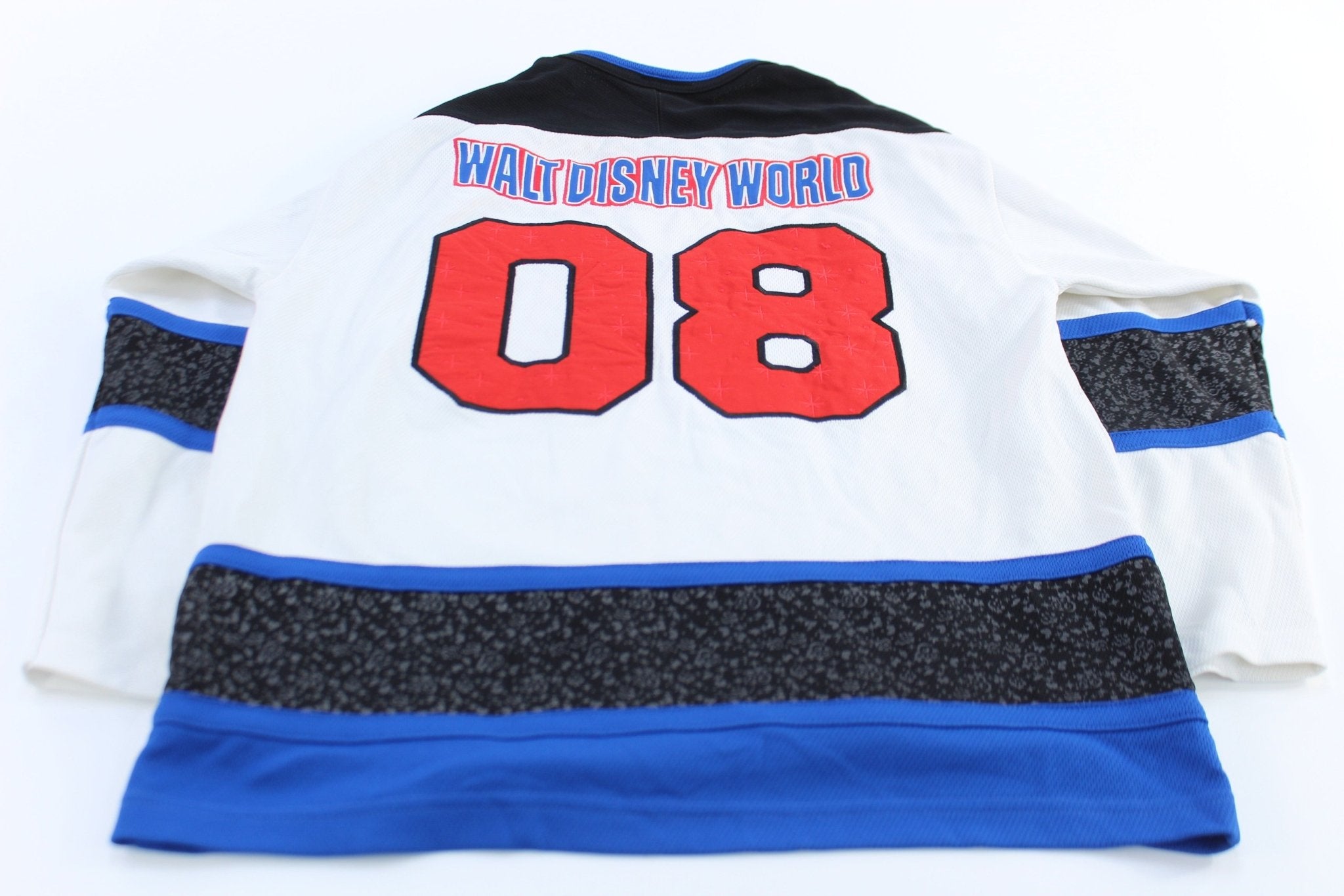 2008 Walt Disney World Embroidered Hockey Jersey - ThriftedThreads.com