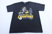 2009 Pittsburgh Steelers Ben Roethlisberger Super Bowl Champions T-Shirt - ThriftedThreads.com