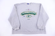 2010 Green Bay Packers Football Conference Champions Sweatshirt - Sweatshirt - Thrifted Threads