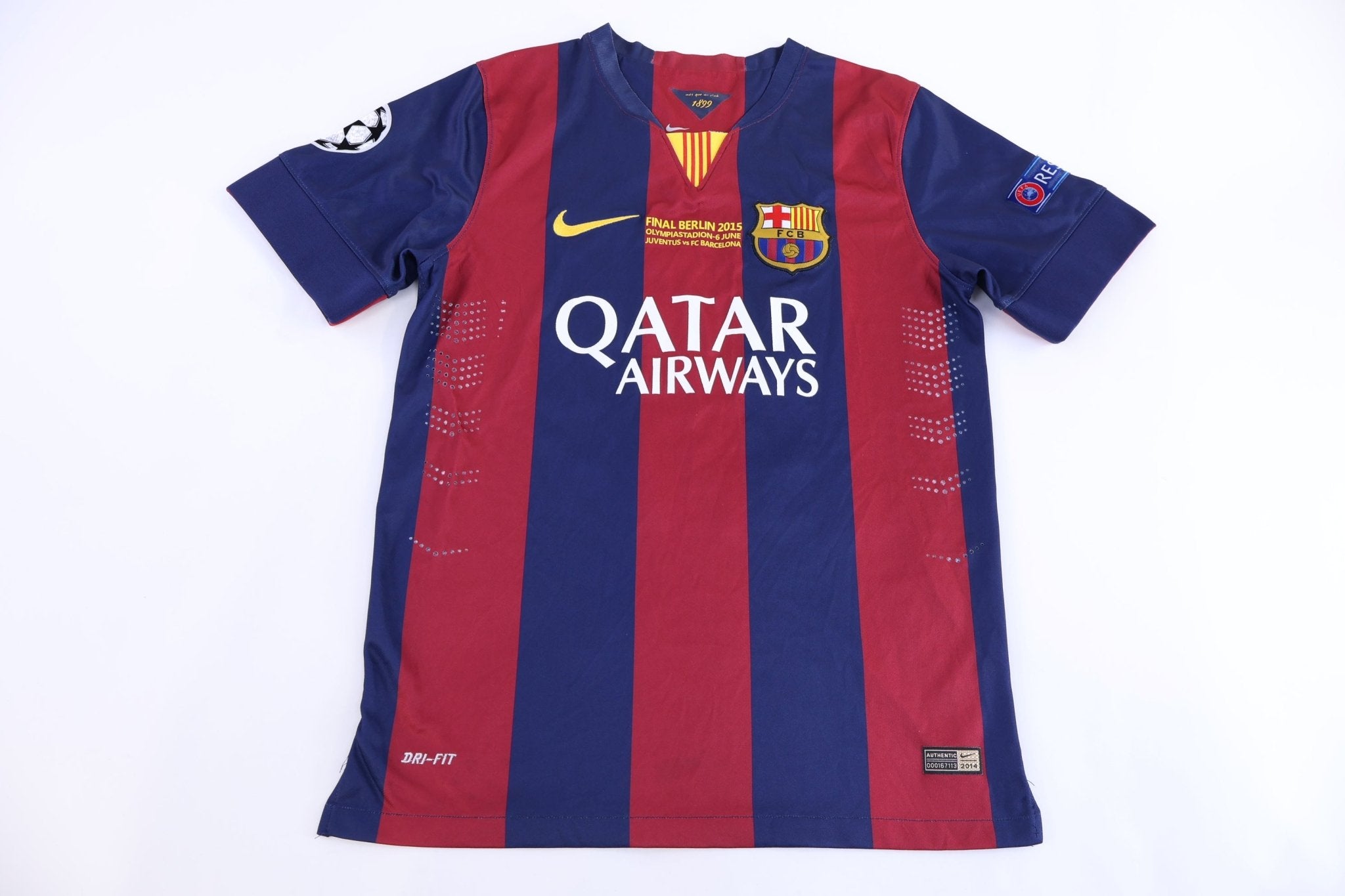 2014/15 Lionel Messi Barcelona Home Soccer Jersey - Jerseys/Tanks - Thrifted Threads