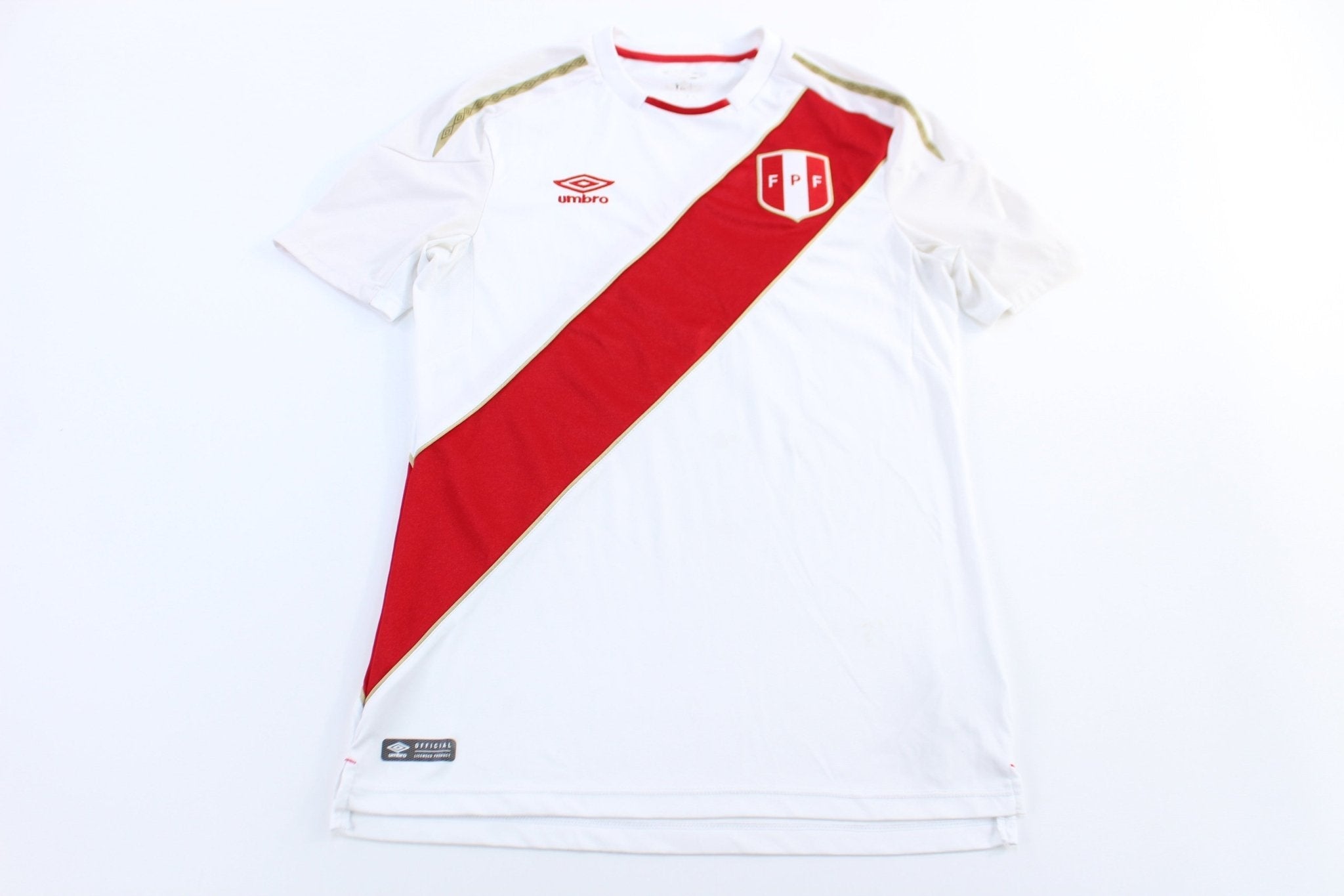 2018 Umbro Peru World Cup Soccer Jersey - Jerseys/Tanks - Thrifted Threads