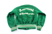 50's Townsend Harris High School Green & White Varsity Jacket - Jacket - Thrifted Threads