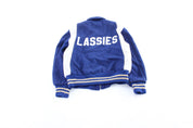 60's American Sports Center Blue & White Varsity Letterman Jacket - Jacket - Thrifted Threads