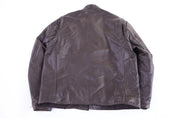 60's Beau Breed Brown Full Zip Leather Jacket - Jacket - Thrifted Threads