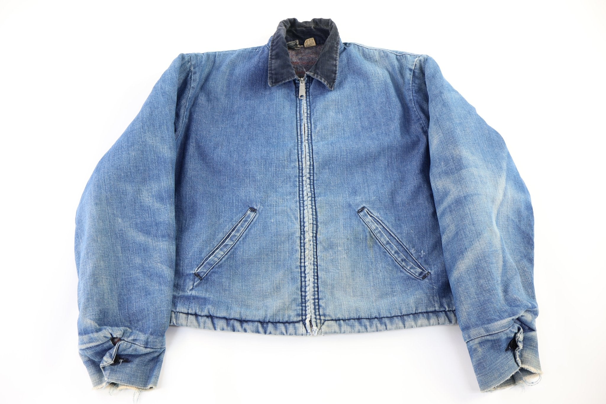 60’s Blanket Lined Denim Jacket - Jacket - Thrifted Threads