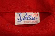 60's Red & Black Varsity Jacket - Jacket - Thrifted Threads