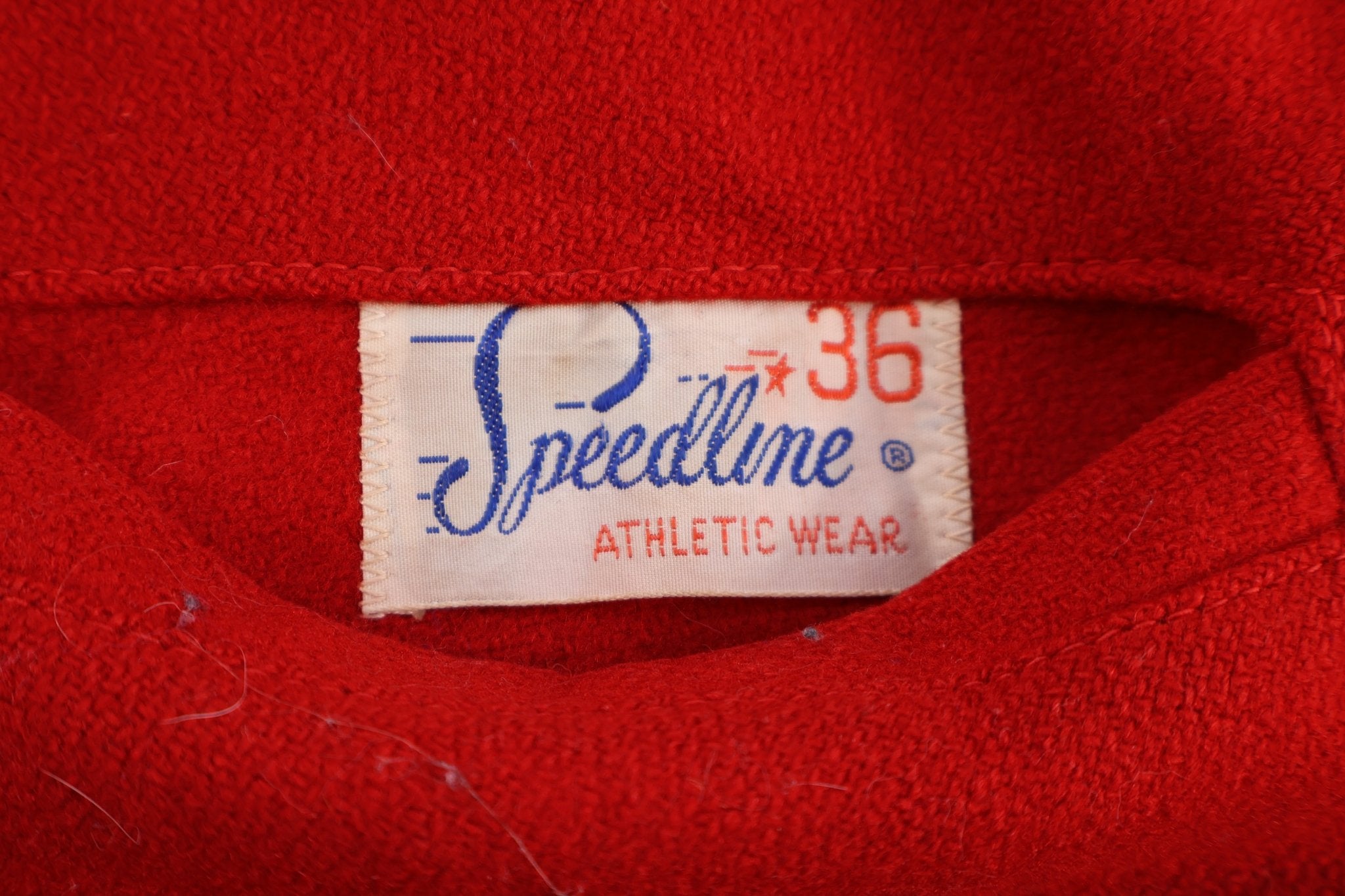 60's Red & Black Varsity Jacket - Jacket - Thrifted Threads