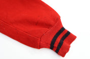 60's Red & Black Varsity Jacket - Jacket - Thrifted Threads