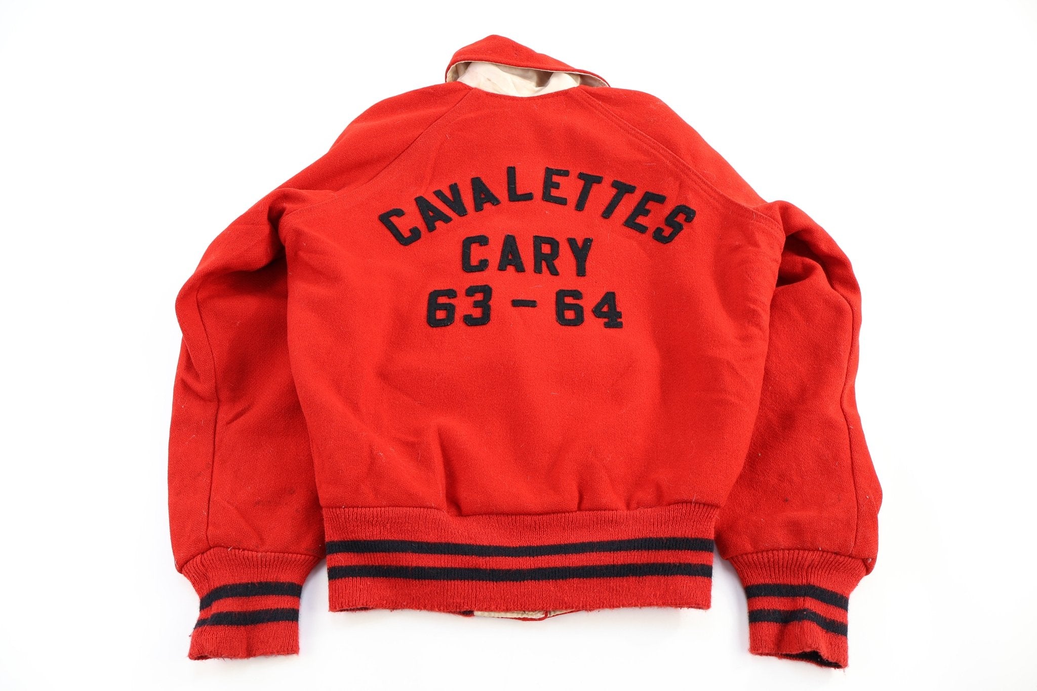 60's Red & Black Varsity Jacket - Jacket - Thrifted Threads