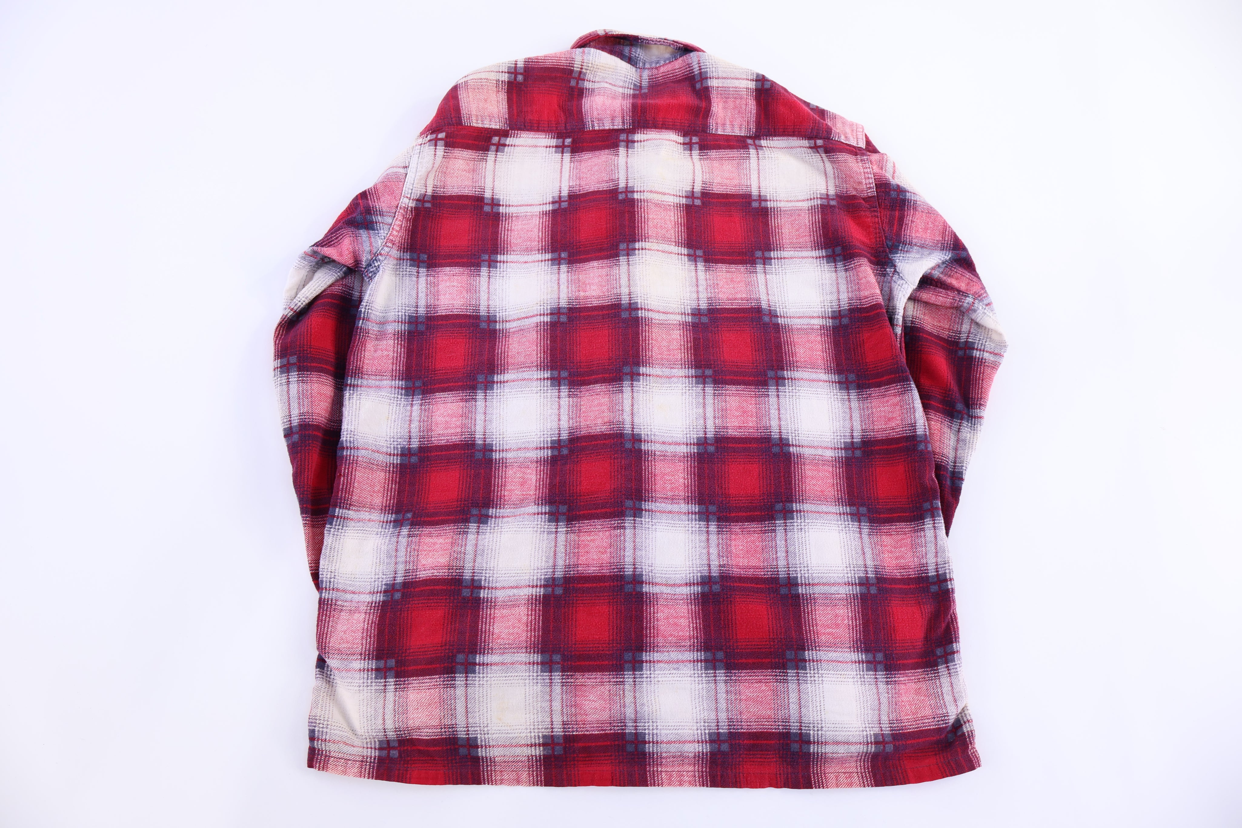 60’s Sears Multicolor LS Flannel - Button Ups/Downs - Thrifted Threads