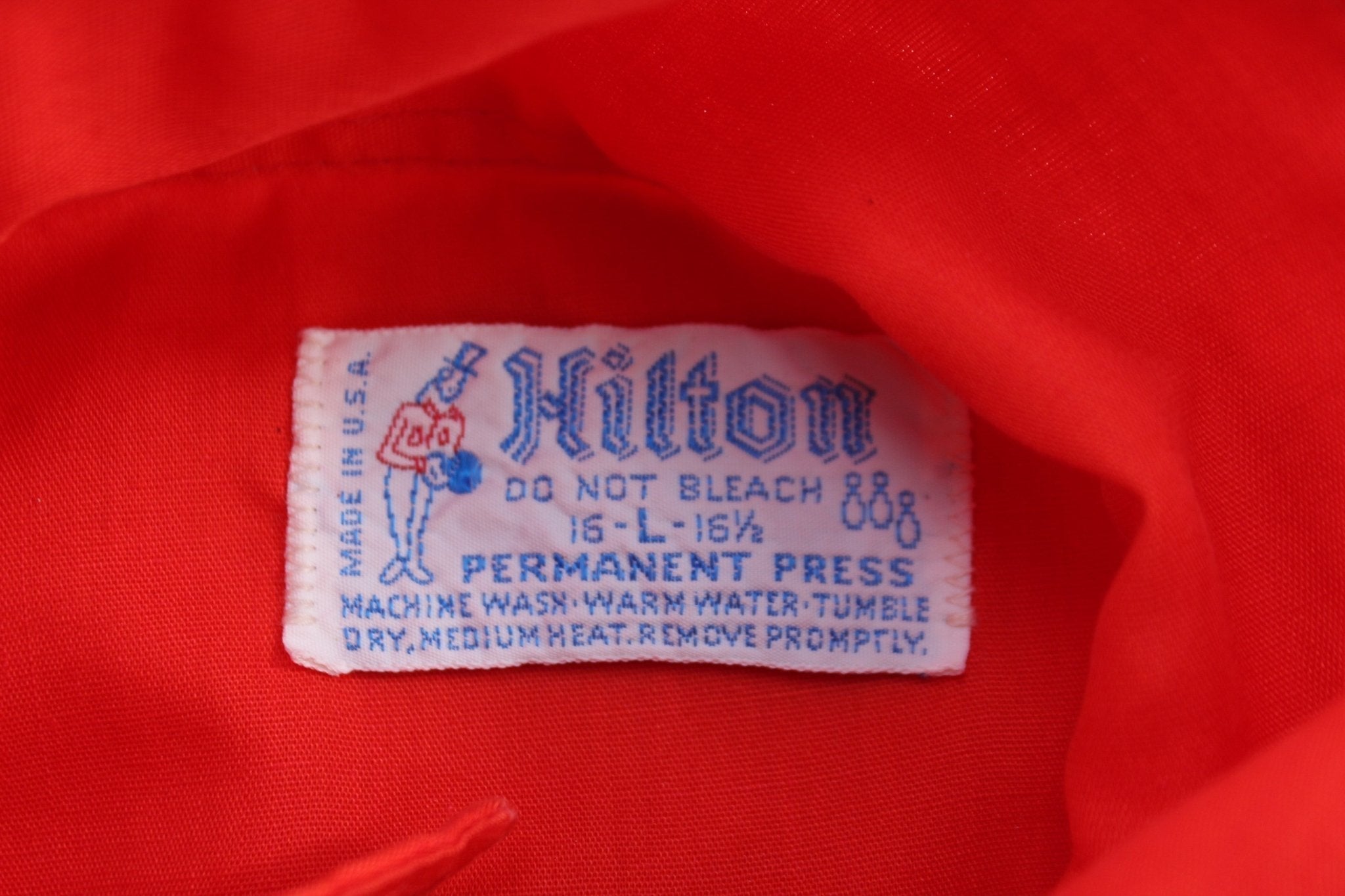60's Smoke Eaters Red Button Down - Button Ups/Downs - Thrifted Threads