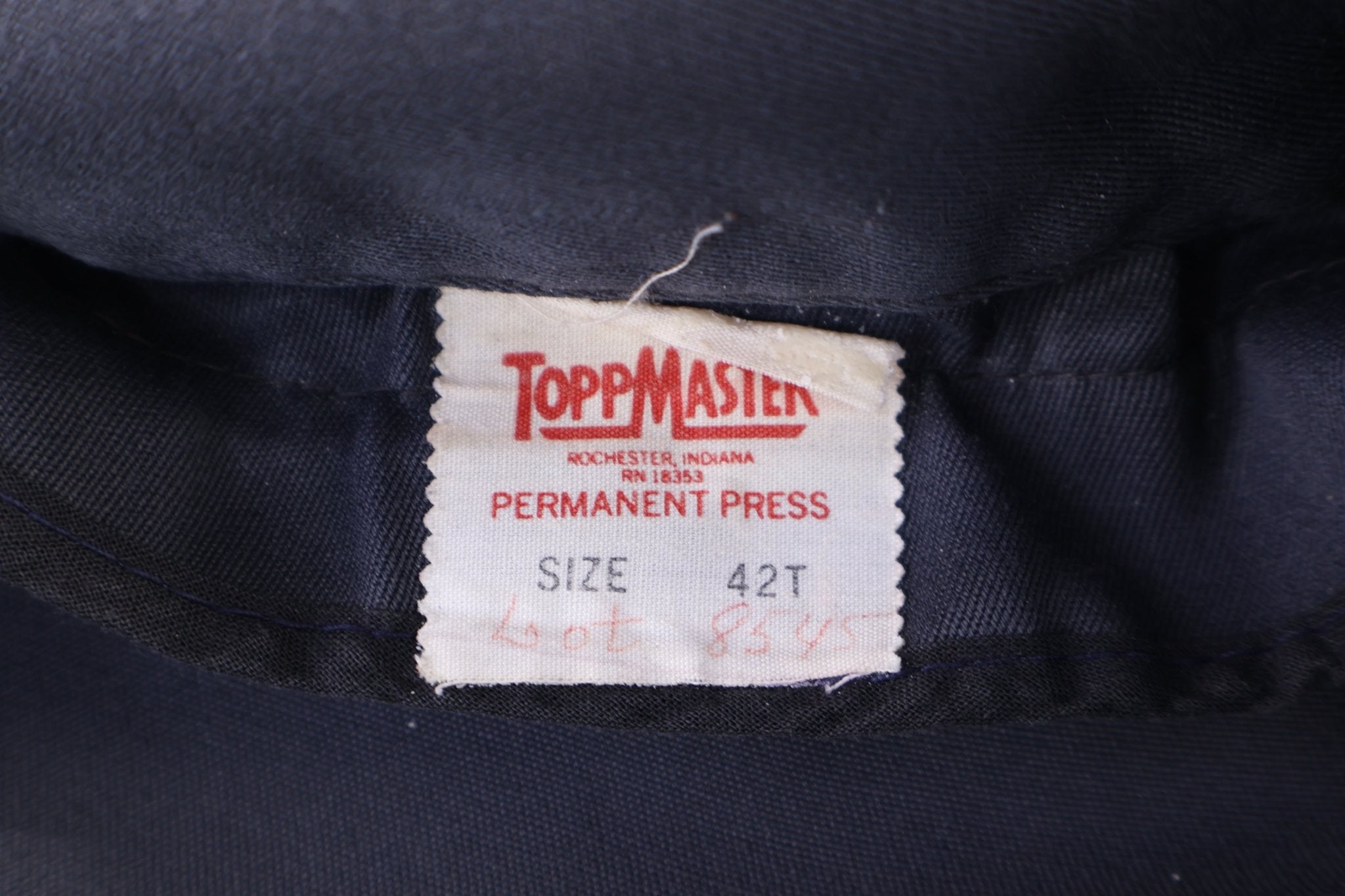 60's Topp Master Grey Full Zip Jacket - Jacket - Thrifted Threads