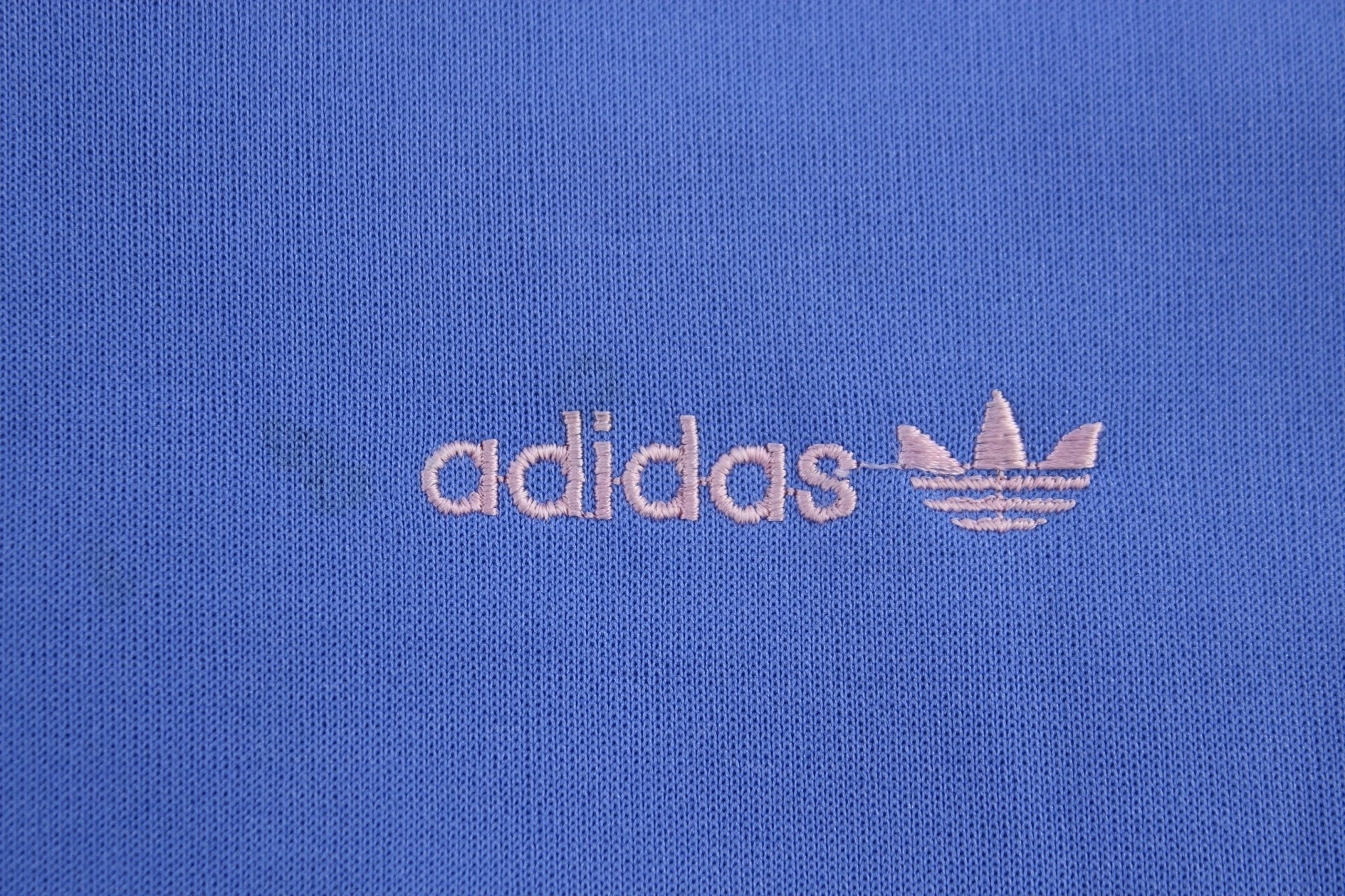 70's Adidas Trefoil Logo Embroidered Full Zip Track Jacket - Jacket - Thrifted Threads