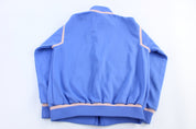 70's Adidas Trefoil Logo Embroidered Full Zip Track Jacket - Jacket - Thrifted Threads