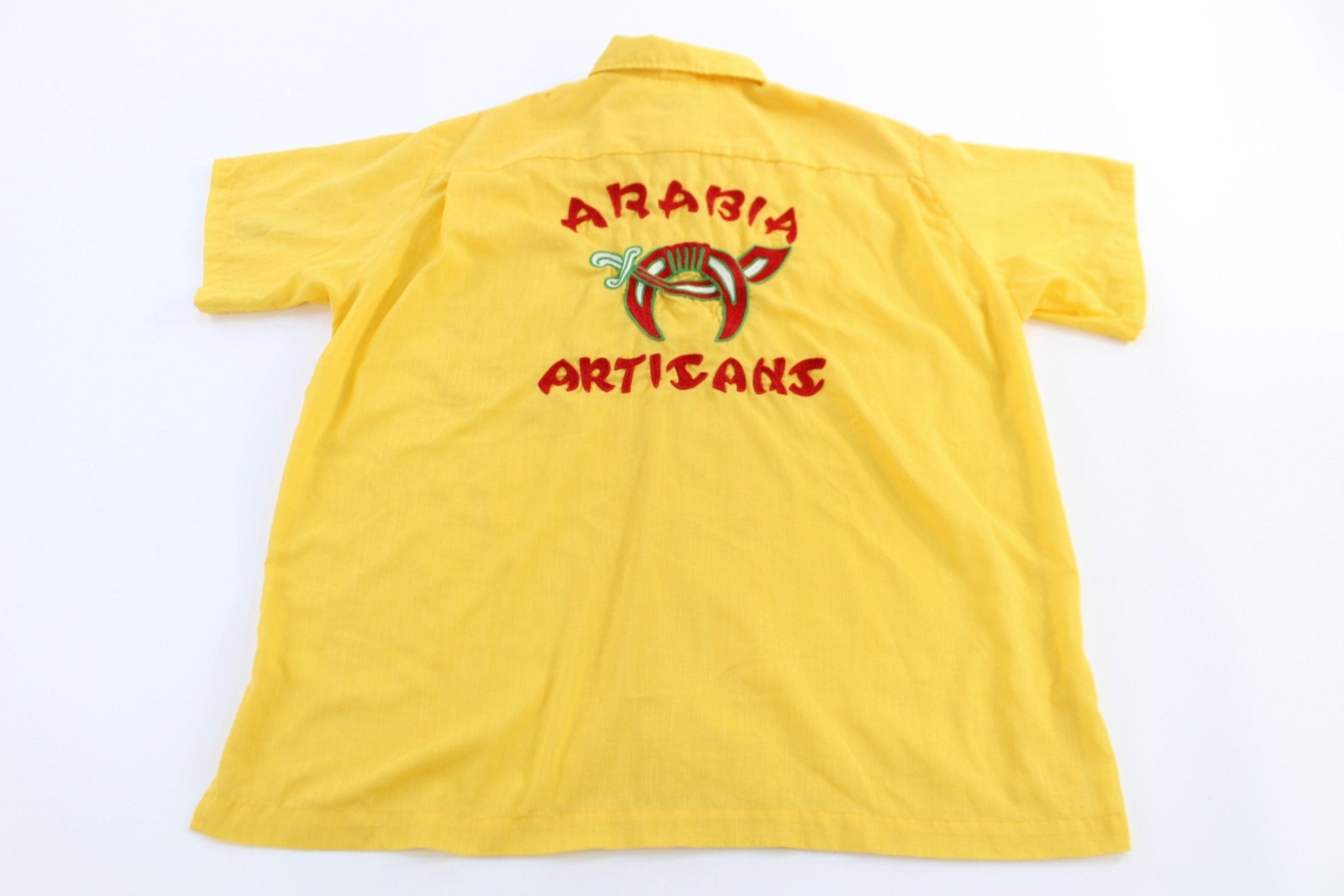 70's Arabia Artisans Short Sleeve Button Down - Button Ups/Downs - Thrifted Threads