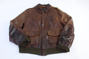 70's Avirex Type A-2 Bomber Jacket - jacket - Thrifted Threads