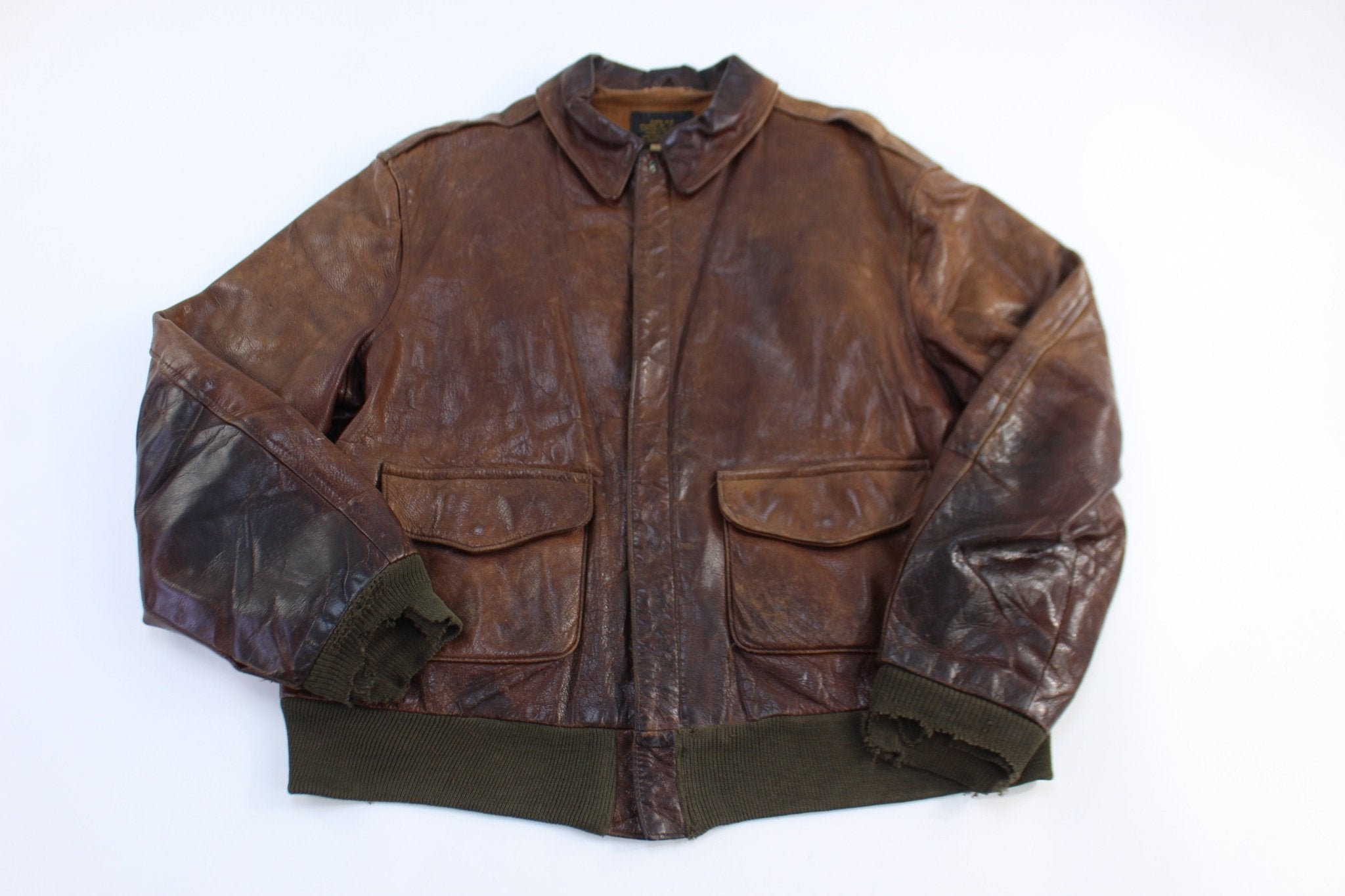 70's Avirex Type A-2 Bomber Jacket - jacket - Thrifted Threads