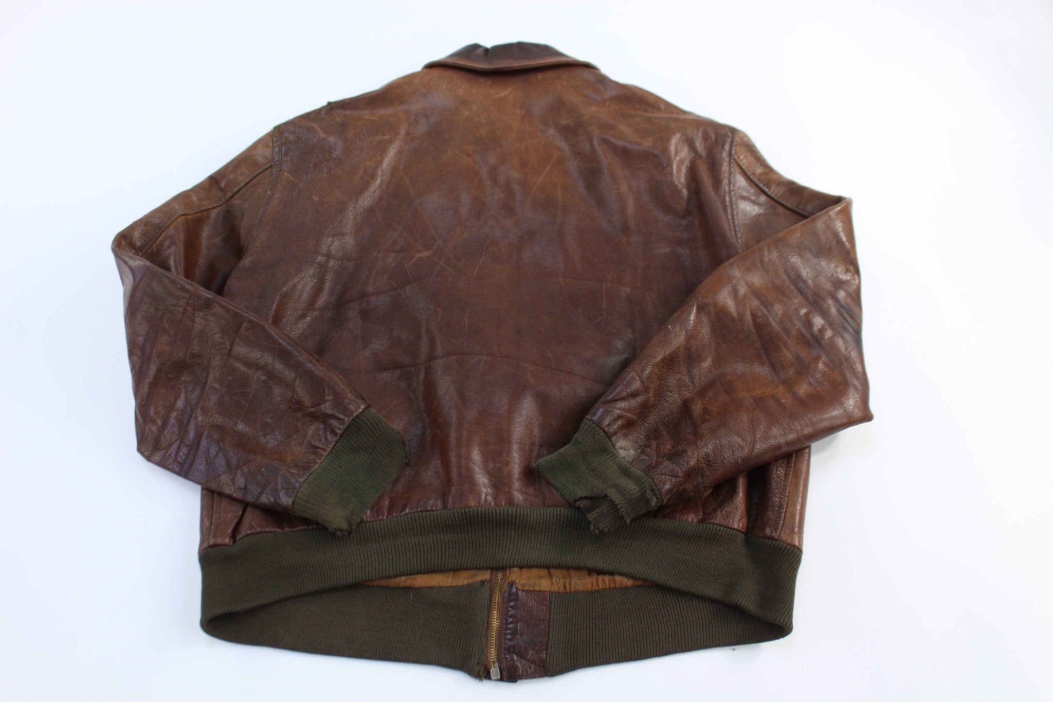 70's Avirex Type A-2 Bomber Jacket - jacket - Thrifted Threads