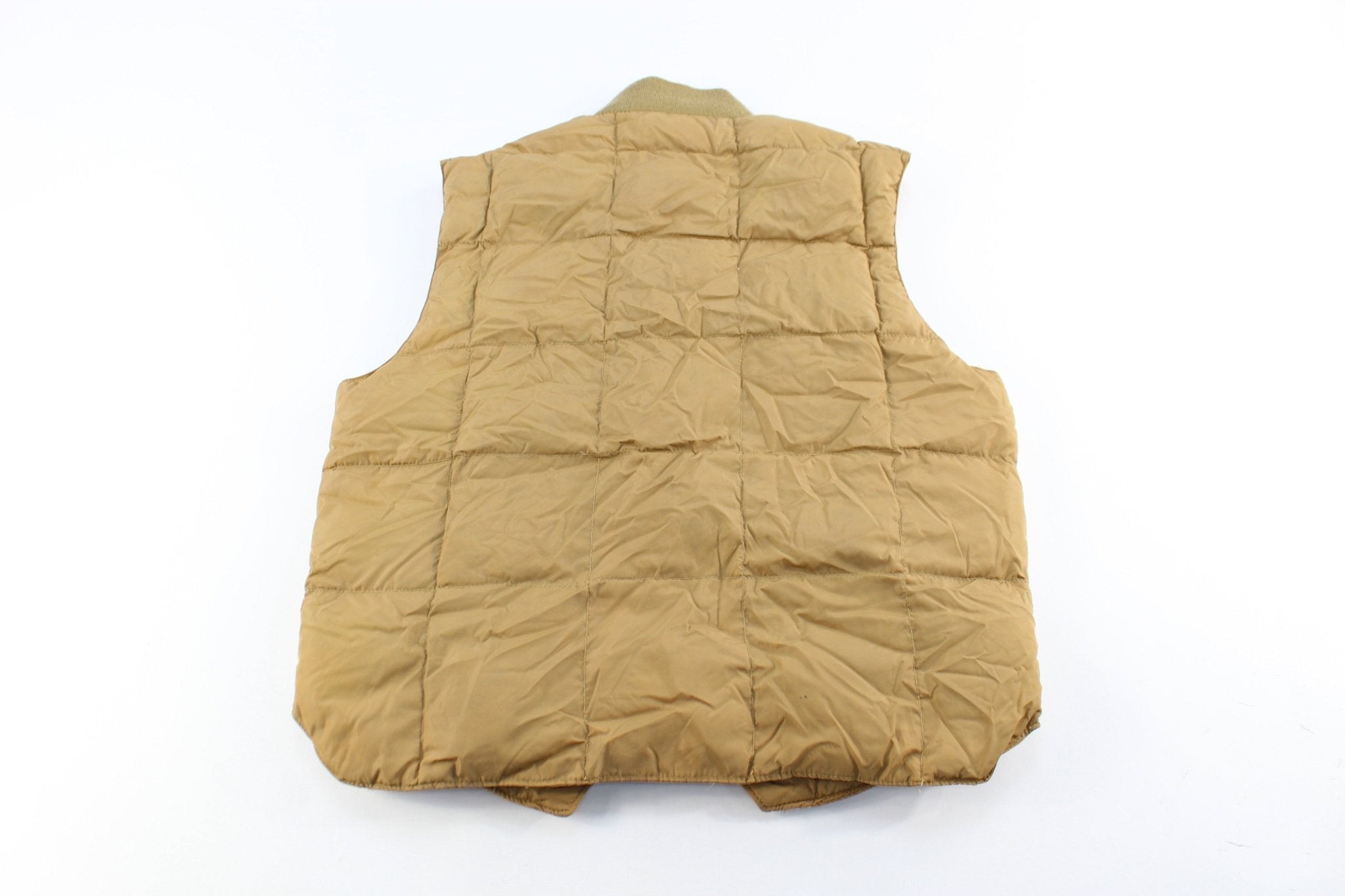 70's Cabela's Brown Puffer Zip Up Vest - Jackets - Thrifted Threads