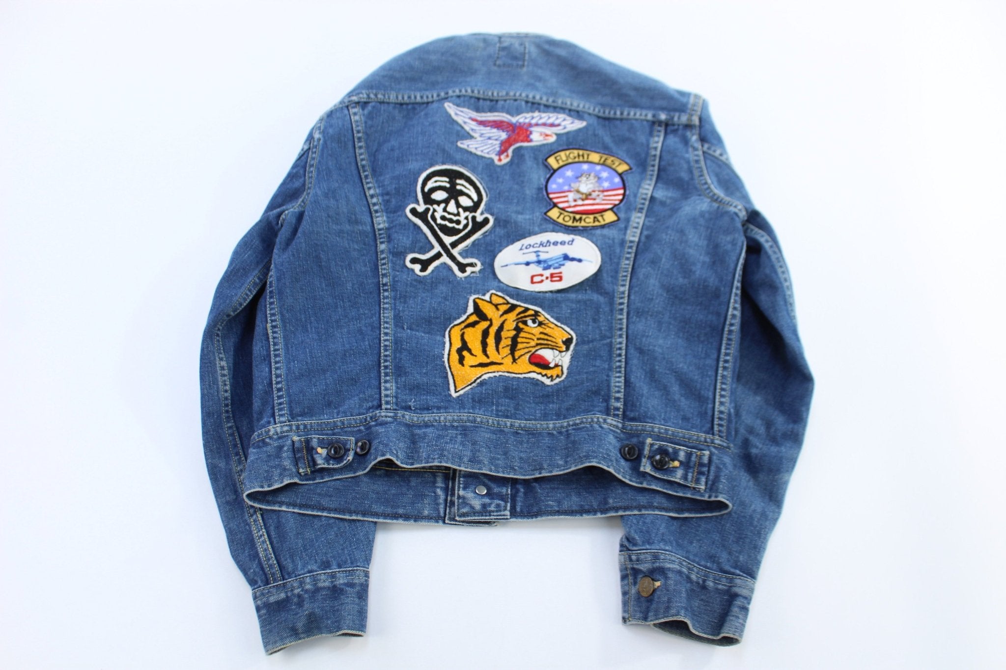 70's Lee Dark Wash Denim Jacket - Jacket - Thrifted Threads