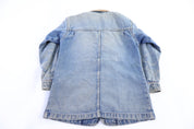 70's Medium Wash Denim Chore Jacket - Jacket - Thrifted Threads