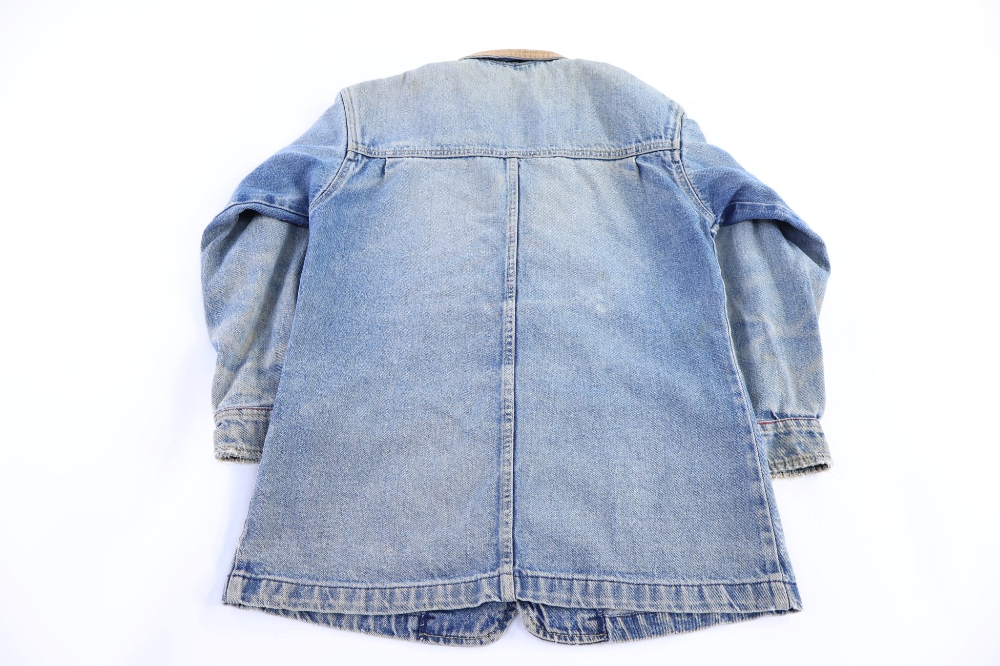 70's Medium Wash Denim Chore Jacket - Jacket - Thrifted Threads