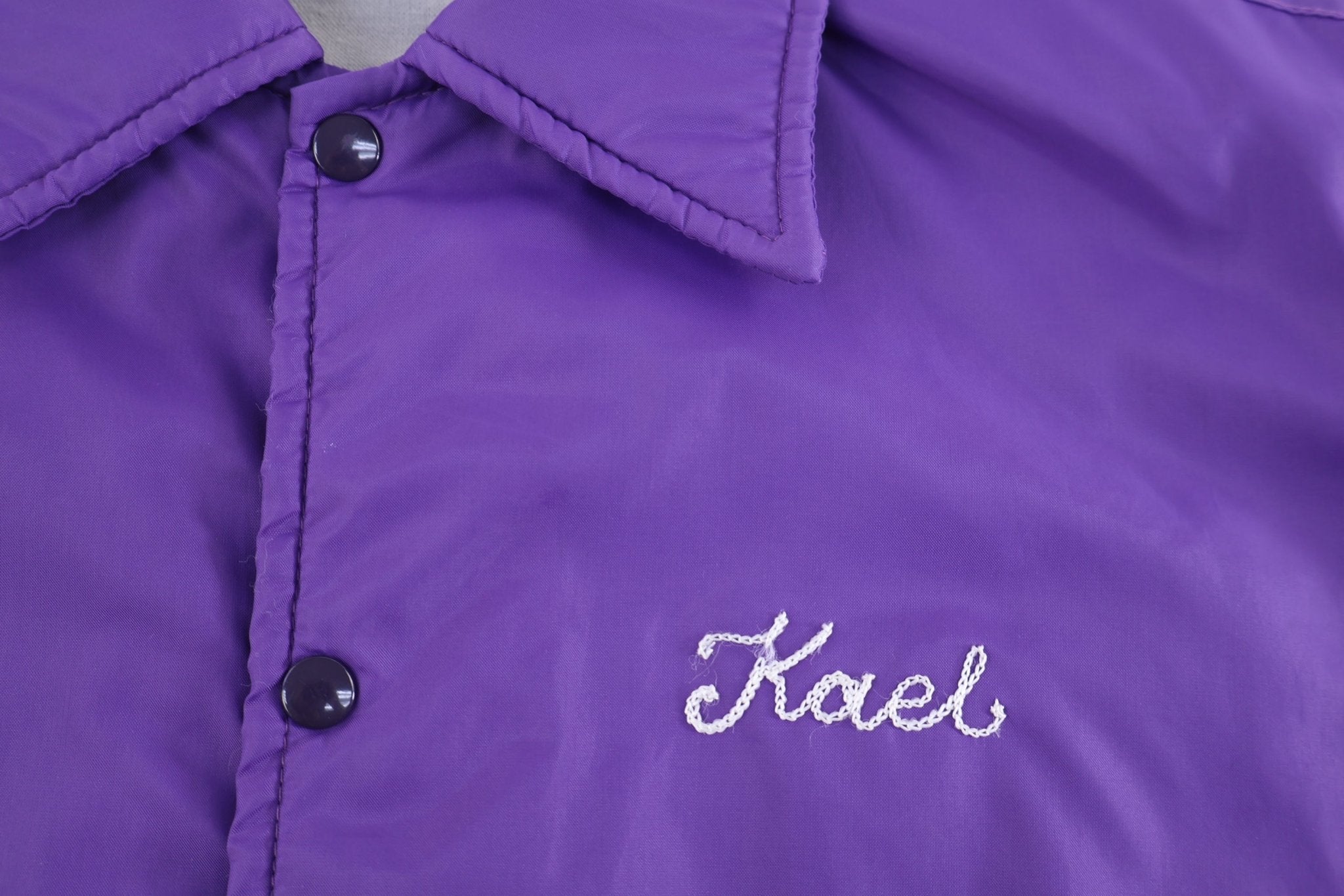 70’s Minnesota Vikings Purple Windbreaker Jacket - Jackets - Thrifted Threads