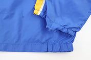 70's Nike Embroidered Logo Yellow & Blue Windbreaker - Jacket - Thrifted Threads