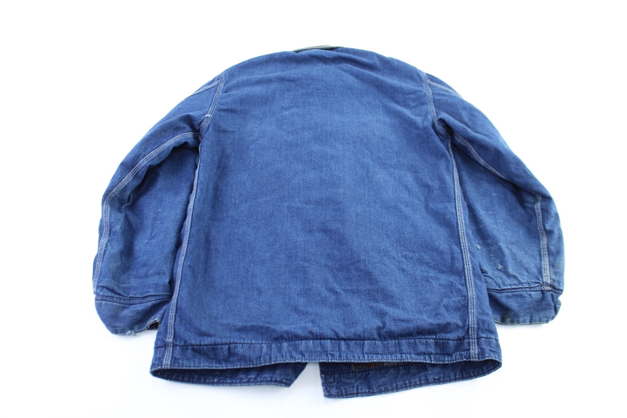 70's Sears Blanket Lined Denim Chore Jacket - ThriftedThreads.com