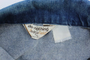 70's Sedgefield Do Nothing Denim Pearl Snap LS Button Up - ThriftedThreads.com