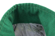 70's Univeristy of Notre Dame White & Green Full Zip Varsity Jacket - Jacket - Thrifted Threads
