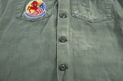 70's U.S. Air Force Green LS Button Down - Button Ups/Downs - Thrifted Threads