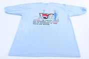 70's Warning: Farming May Be Hazardous To Your Health & Welfare T-Shirt - ThriftedThreads.com