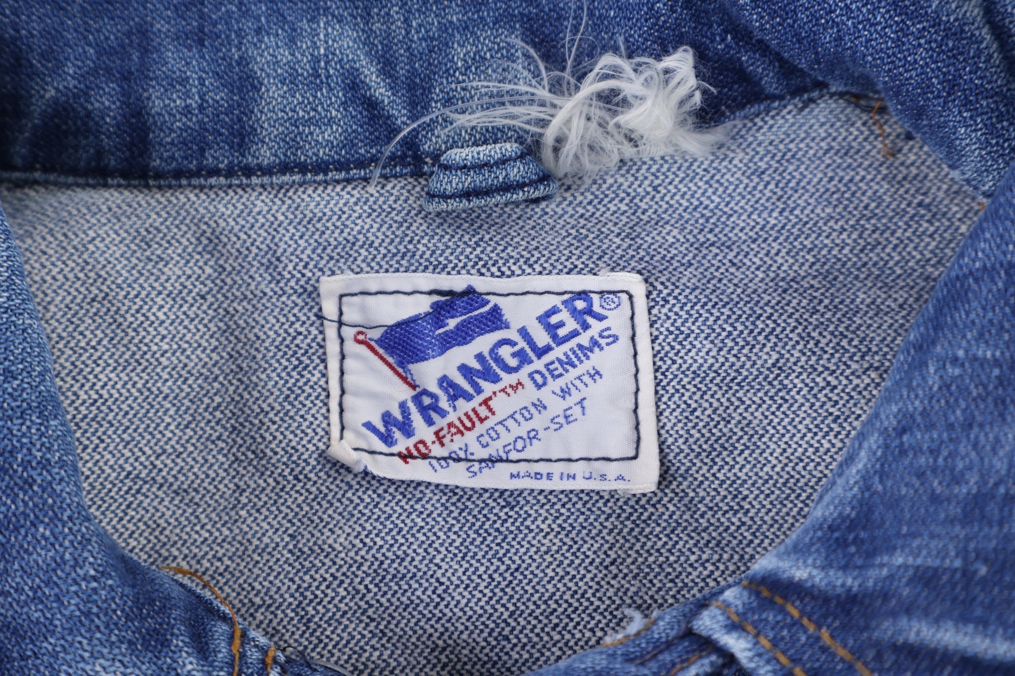 70's Wrangler No Fault Denim Jacket - Jacket - Thrifted Threads