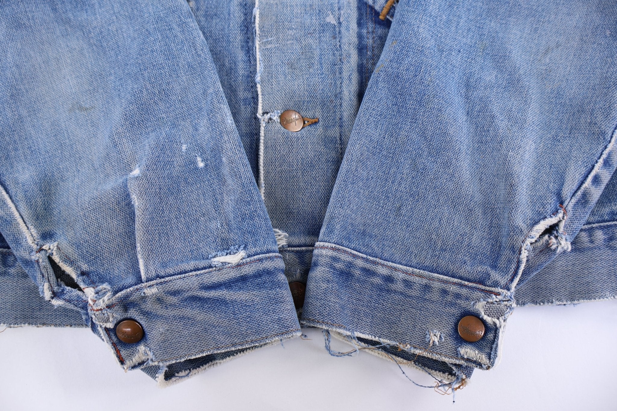 70's Wrangler No Fault Denim Jacket - Jacket - Thrifted Threads