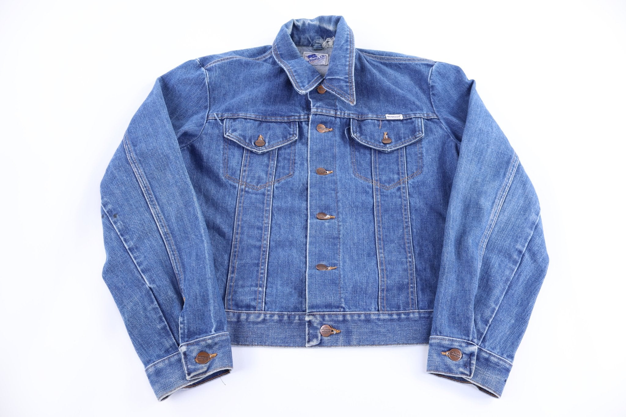 70's Wrangler No Fault Denim Jacket - Jacket - Thrifted Threads
