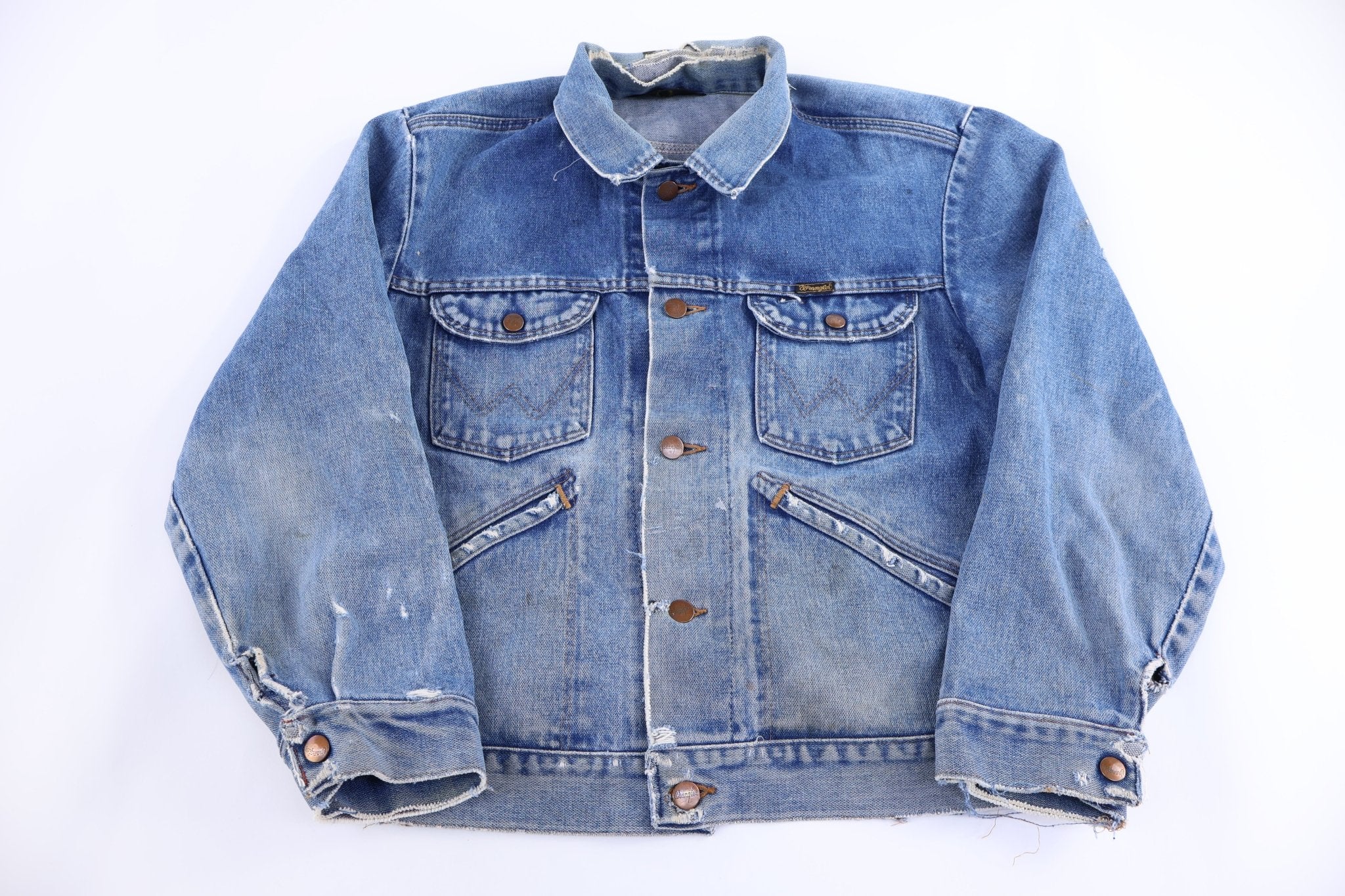 70's Wrangler No Fault Denim Jacket - Jacket - Thrifted Threads