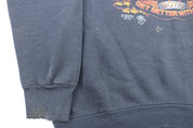 80's 3D Harley's And Whiskey Get Better With Age Sweatshirt - ThriftedThreads.com
