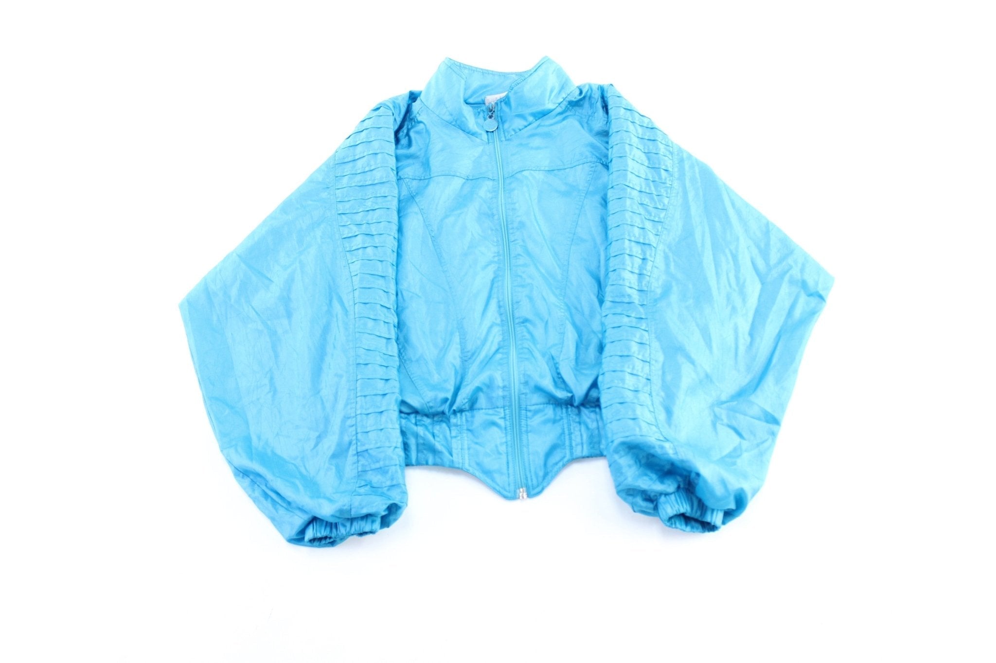 80's Adidas Aqua Zip Up Jacket - Jacket - Thrifted Threads