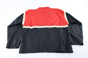 80's Adidas Black, Red, & White Zip Up Jacket - Jackets - Thrifted Threads